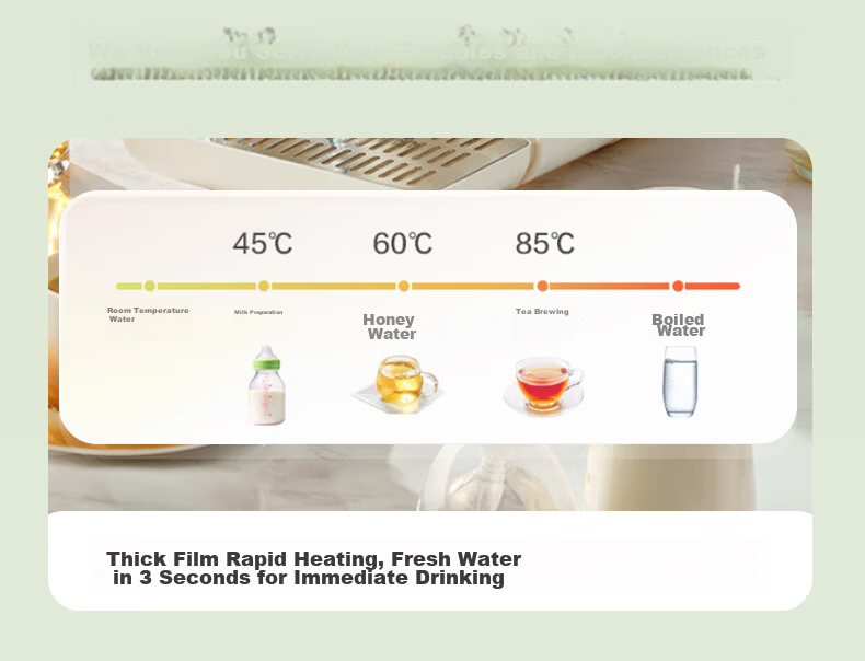 SUPOR Instant Hot Water Dispenser, 1S Rapid Heating Home Countertop Small All-In No Installation Required, Desktop Direct Drinking Machine, Mineralized Purified Drinking Machine for Milk And Electric Kettle, SW-JR30T06 2
