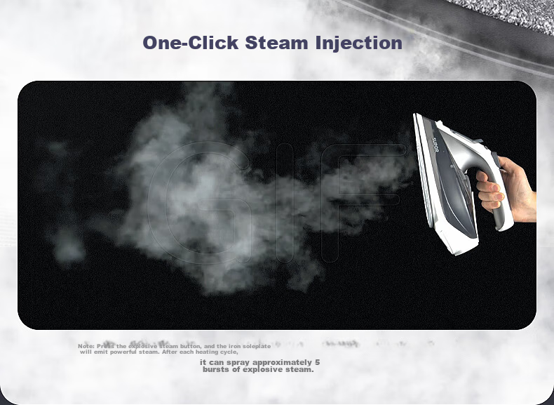 SUPOR Wireless Steam Iron 100g/min High Steam Output Household High Power Portable Mini Iron SJ-Y61A 6