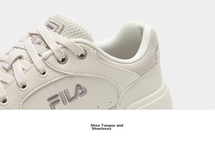FILA Official Men's CAMPUS 1S Couple Sneakers Square Sole 1S White Casual Shoes 44