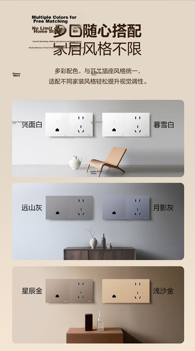 BULL Wall AP Wireless WIFI Socket Computer Network Router GTW04A Ivory White Panel (Requires Socket) 17