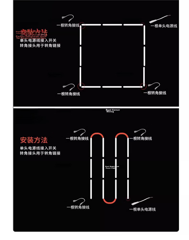 Foshan Lighting (FSL) LED Tube T5 Integrated T5 Bracket Shadowless Splicing Kit 1.2m Tube 20W Cool White 6500K 13