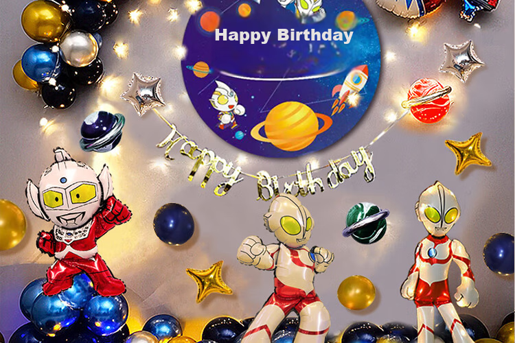 Onizi Birthday Scene Decoration Boy Birthday Balloon Props Atmosphere Setup Party Decoration Happy Paw Patrol 14