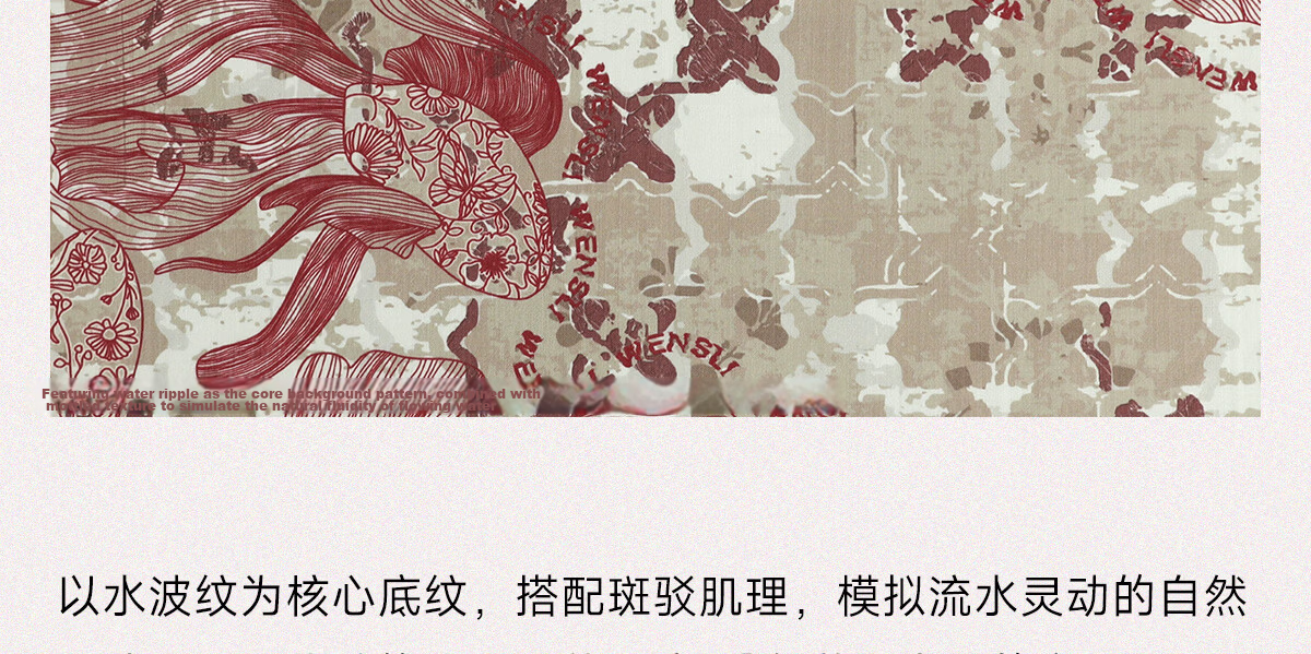 Wanshili Double-Sided Printed Silk Wool Scarf 2025 New Style Birthday New Year Gift for Mom Shawl Outerwear - Suo Qingqiu 10