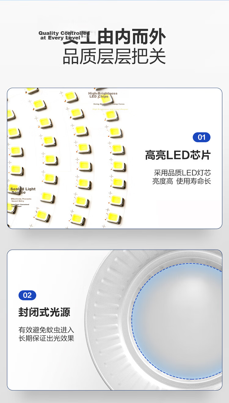 BULL High Brightness LED Industrial Workshop Factory Warehouse Supermarket Pendant Light 150W 6500K 4