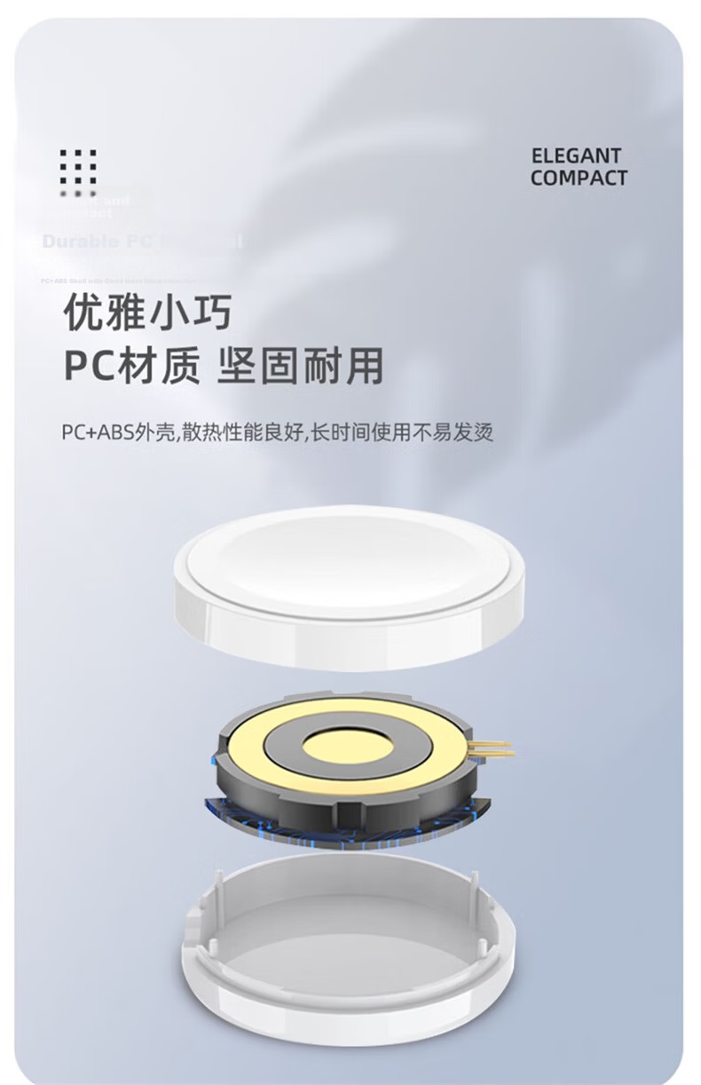 Baking Magnetic Wireless Charger Dock for Huawei Watch5/4 Pro/3/GT6/5/4/3 Fast Charging 6 Pro/5 Pro/4 Pro/3 Pro/D2 FIT5/4 Honor 7