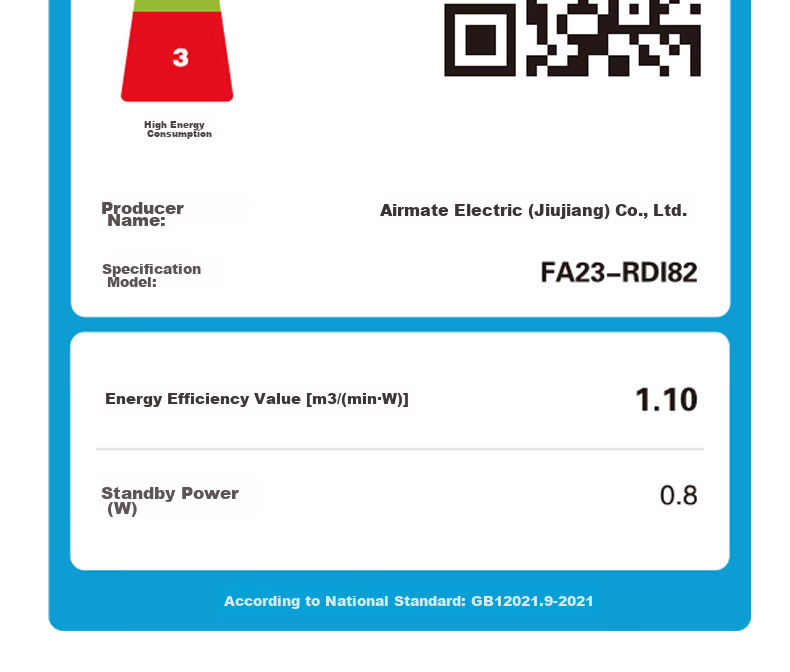 AIRMATE "Swan Ultra" Air Circulation Fan Voice Control DC Inverter Home Energy Level 1 Quiet Bedroom Energy-Saving Floor and Desktop Fan 21