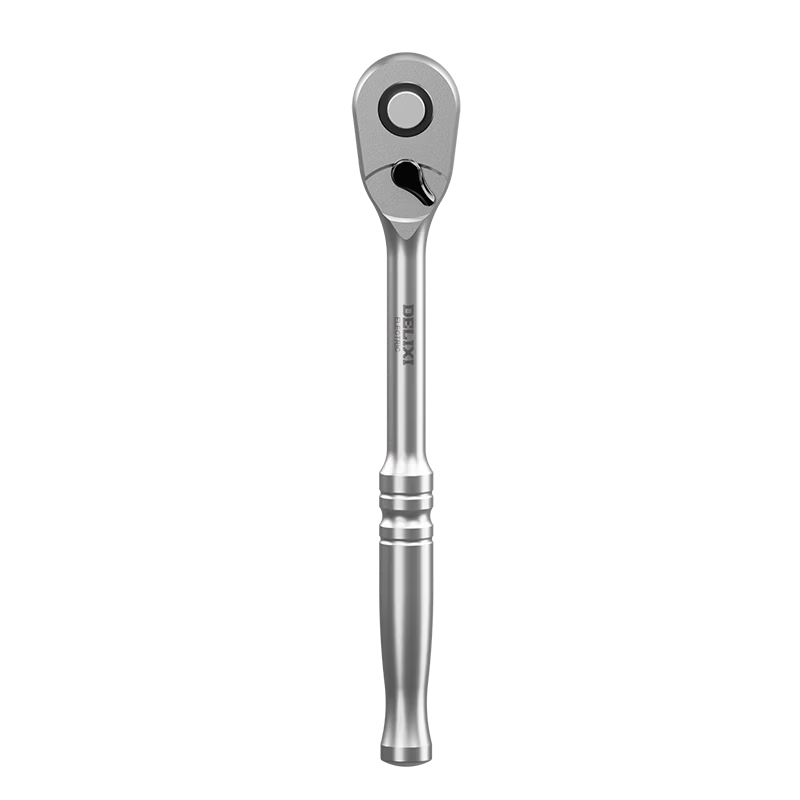 Delixi Quick Socket Ratchet Wrench Large Medium Small Dual-Direction Universal Auto Repair Tool Industrial Grade 72-Tooth Household