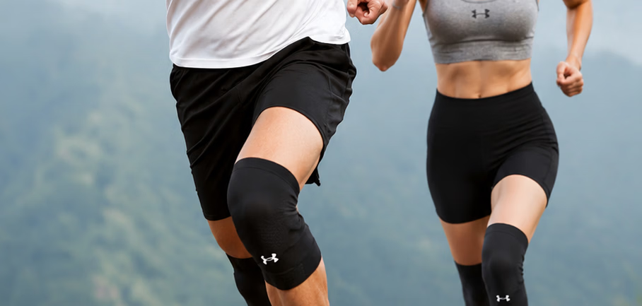 Under Armour Knee Support Patella Strap Running Unisex Protective Knee Brace Warm Arthritis Meniscus Injury Basketball Guard 4