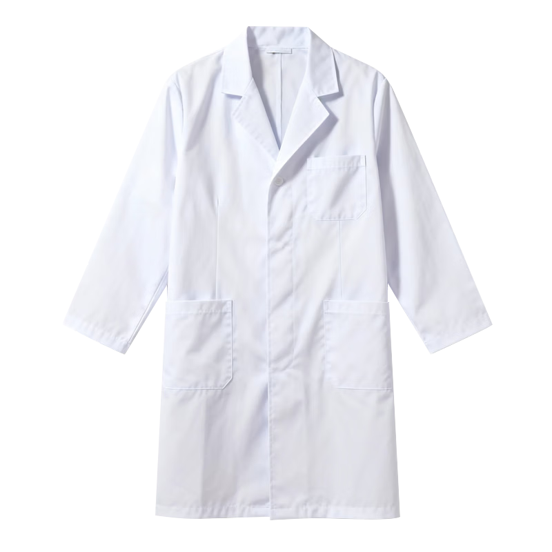 Haosikepu White Lab Coat Laboratory Factory Workwear Workshop Uniform HSKP-BDG Long Sleeve Elastic XL/175 Jingpei