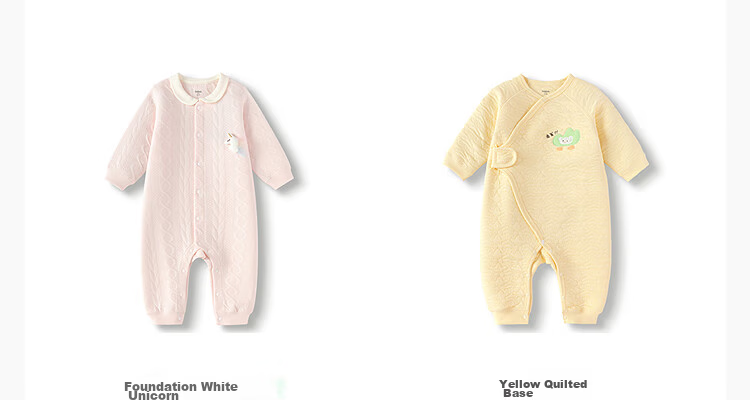 BALABALA Children's Clothing, Baby Romper, Newborn Full Moon Crawling Suit, Padded Thickened Cute Onesie for Boys And Girls 22