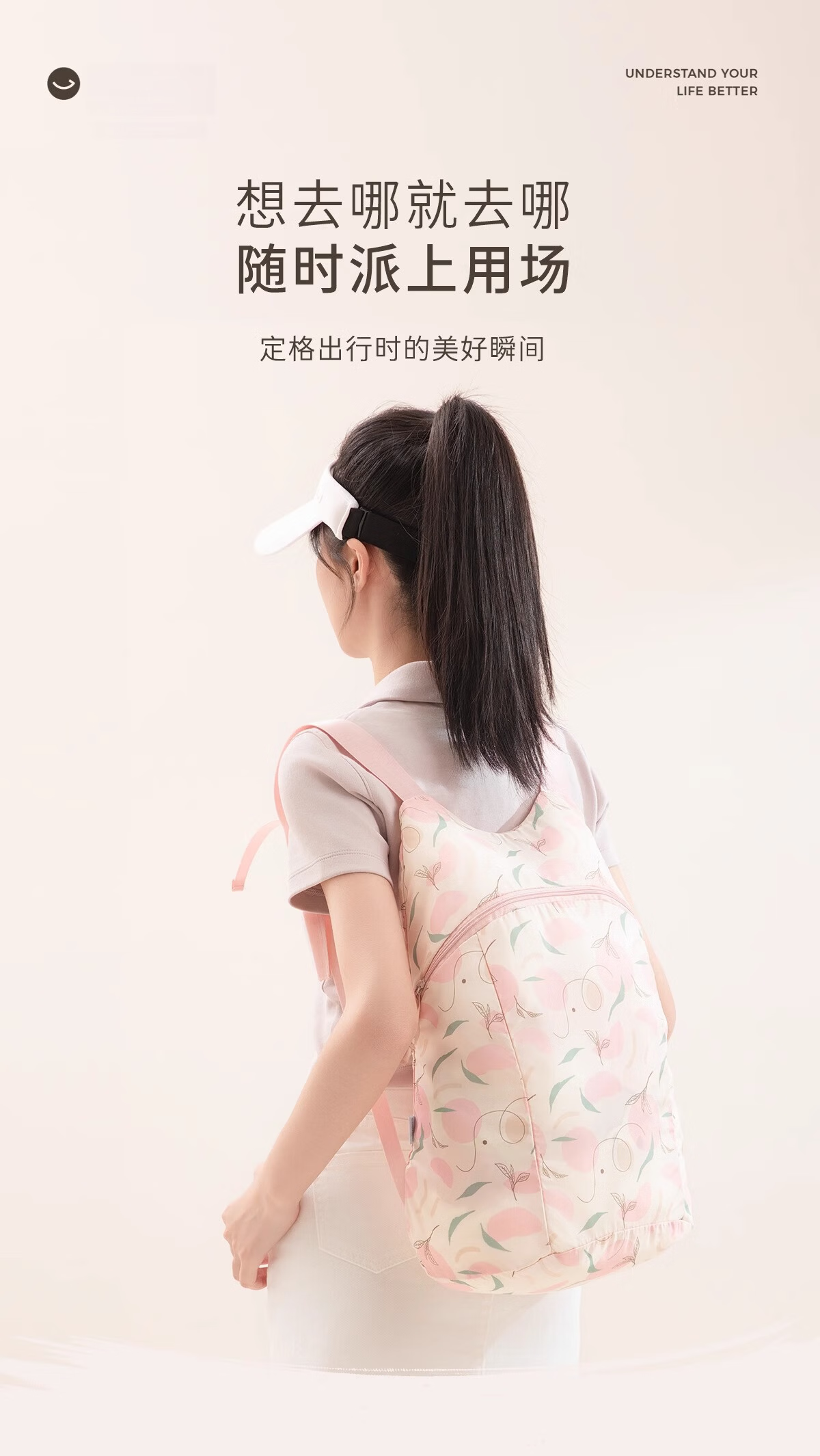 Youshiguang Women's Backpack New Fashion Large Capacity Travel Lightweight Outdoor Sports Waterproof Backpack 3