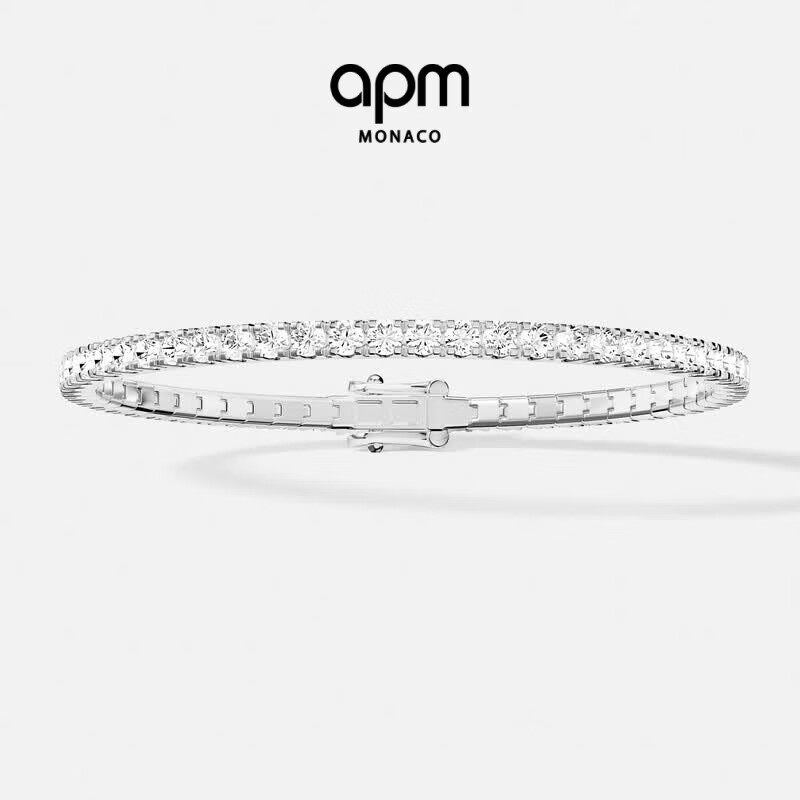 APM Monaco Tennis Bracelet Couple Luxury High-End Bangle Gift for Girlfriend Wife Boyfriend Birthday