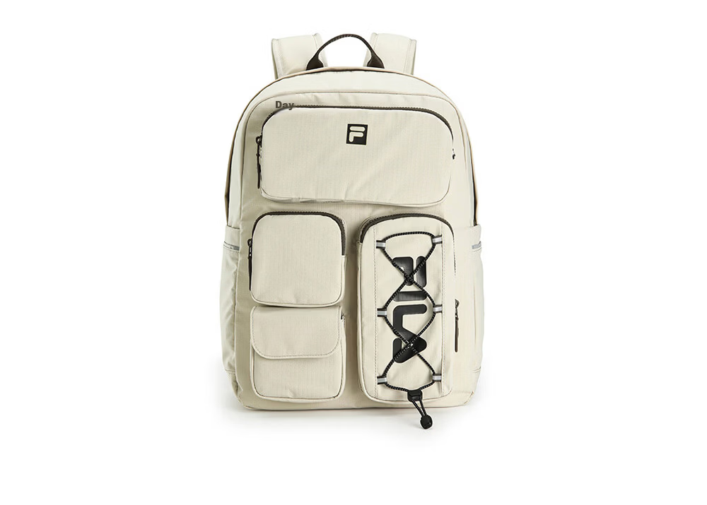 FILA Yi Yangqianxi Men's Multi-Pocket Gym Sports Daily Backpack Laptop School Bag 26