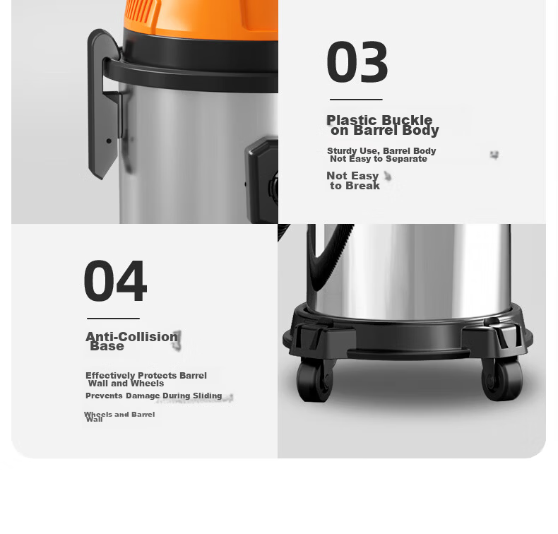 Royalstar Industrial Vacuum Cleaner 22L High Power Commercial Home Use Pet Hair Removal RS-XT280A-1 21