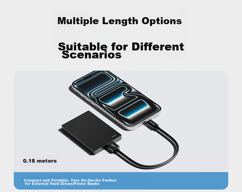 ULT-unite USB3.2 Type-C Data Cable for Android Fast Charging, Compatible with Laptops and External Hard Drive Enclosures, 10Gbps High-Speed Transmission, 0.15m 11