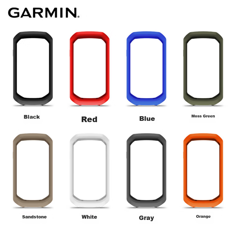 GARMIN Edge 1050 Bike Computer Silicone Protective Case Shockproof Flexible Wear-Resistant Cover Red 1