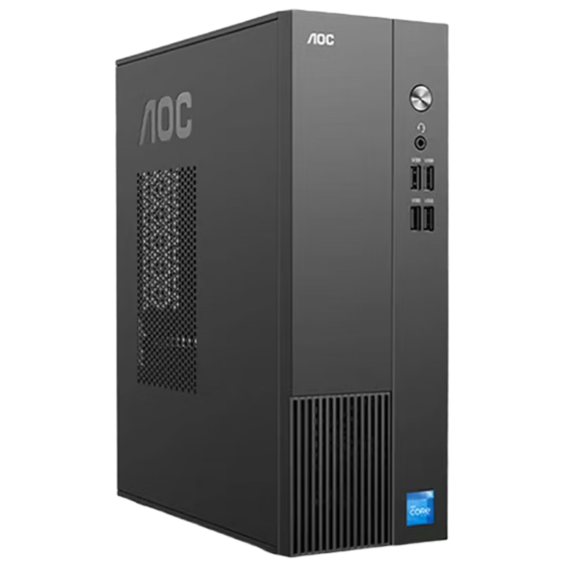 AOC Glory T200 Desktop Computer Business Office Design PC (Core i5-14450HX, 16GB RAM, 512GB SSD, WiFi, Bluetooth, 3-Year Onsite Warranty)