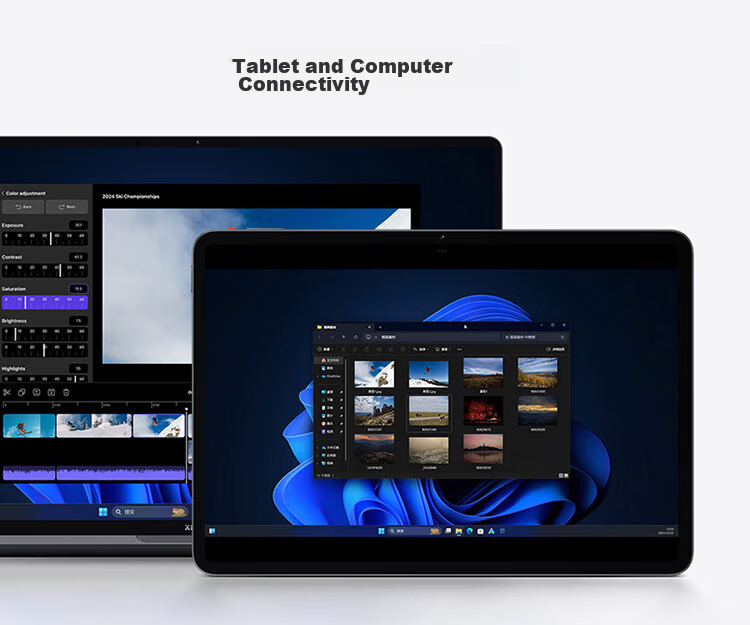 Xiaomi Mi Pad 7 11.2-inch Tablet 3.2K Eye-care Display Snapdragon Surge OS2 8GB RAM 256GB Black with National Subsidy 34