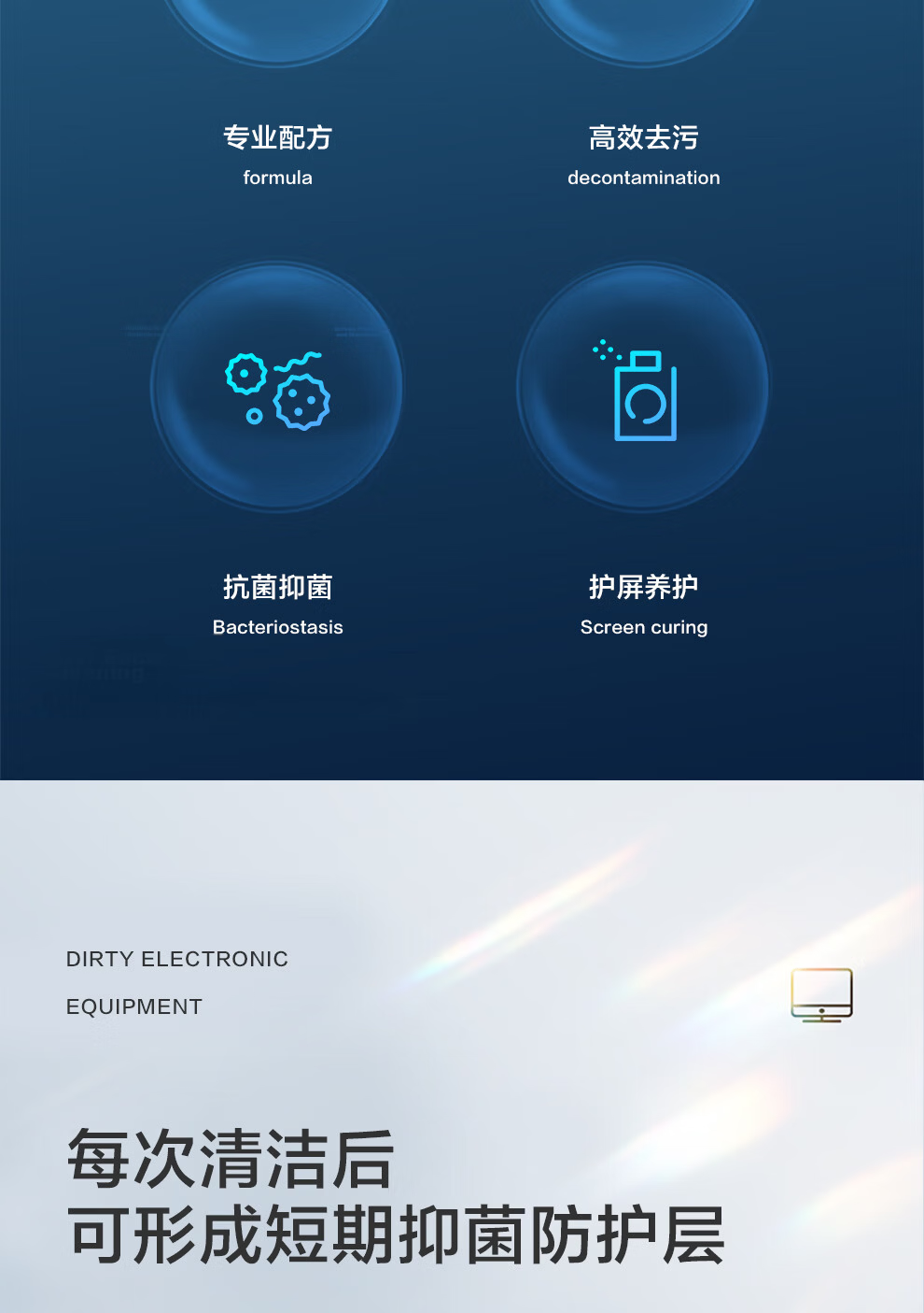 Jichuan Desktop Computer Vacuum Cleaner, Compact Handheld Wireless Blower And Suction All-In Dust Remover for Laptops, Desktop Computers, Chassis Fans, Keyboard Dust Cleaning Tool 3