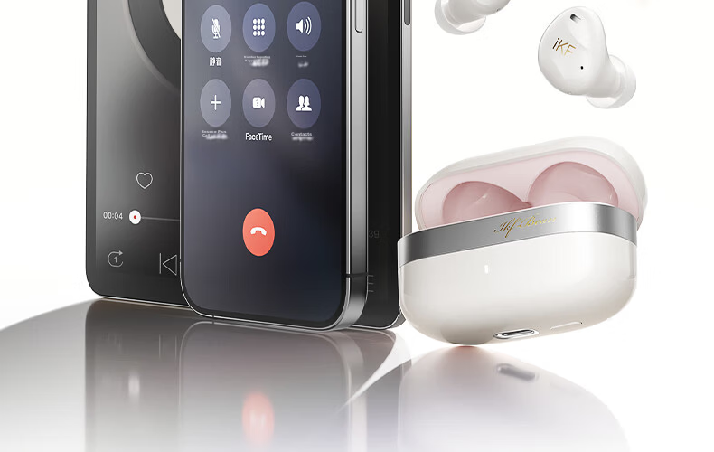 IKF Loulan [Heavy New Product] ANC Active Noise Cancelling Wireless Bluetooth In-Ear Earphones LDAC High-Quality Bluetooth 6.0 Gaming Music 2026 New Model Khaki 43