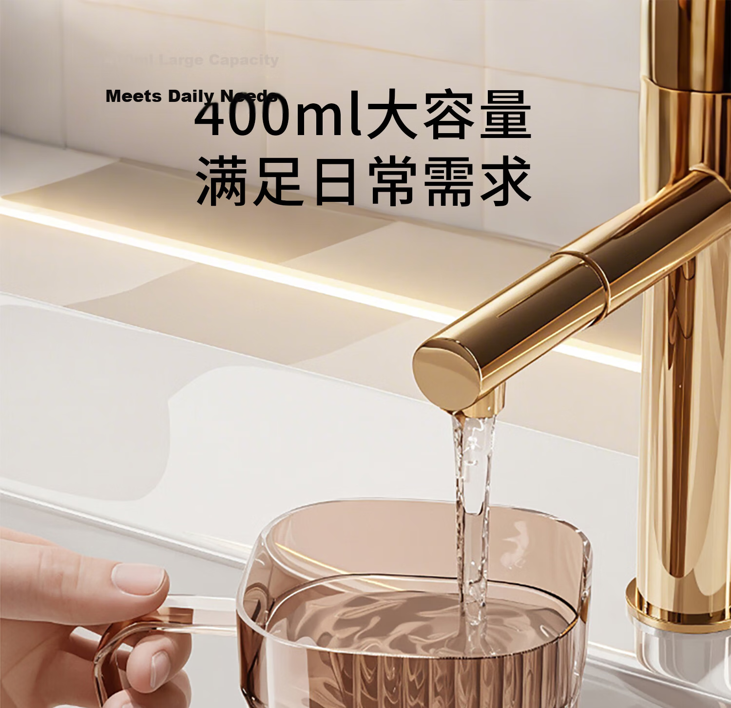 Baoshi PP Mouthwash Cup and Toothbrush Holder Set of 2, Dual-Color Couples and Kids Travel Portable Cups with Smooth Rounded Rim, No Burrs 5