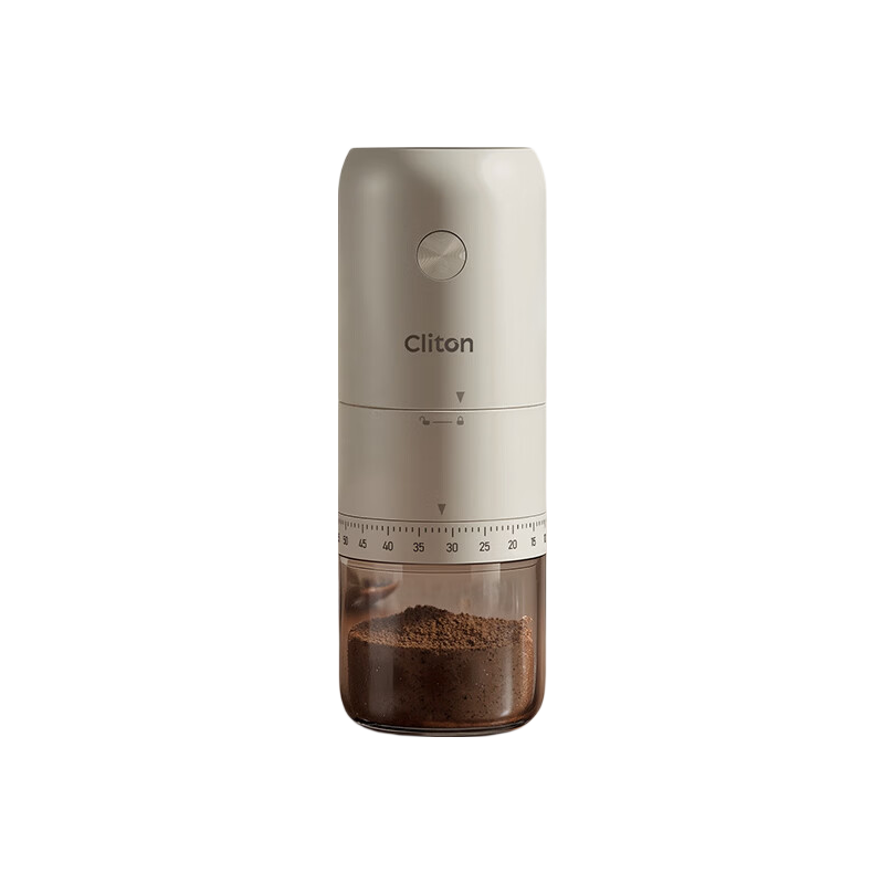 CLITON Electric Coffee Grinder Adjustable Portable Manual Coffee Bean Grinder Automatic Powder Mill