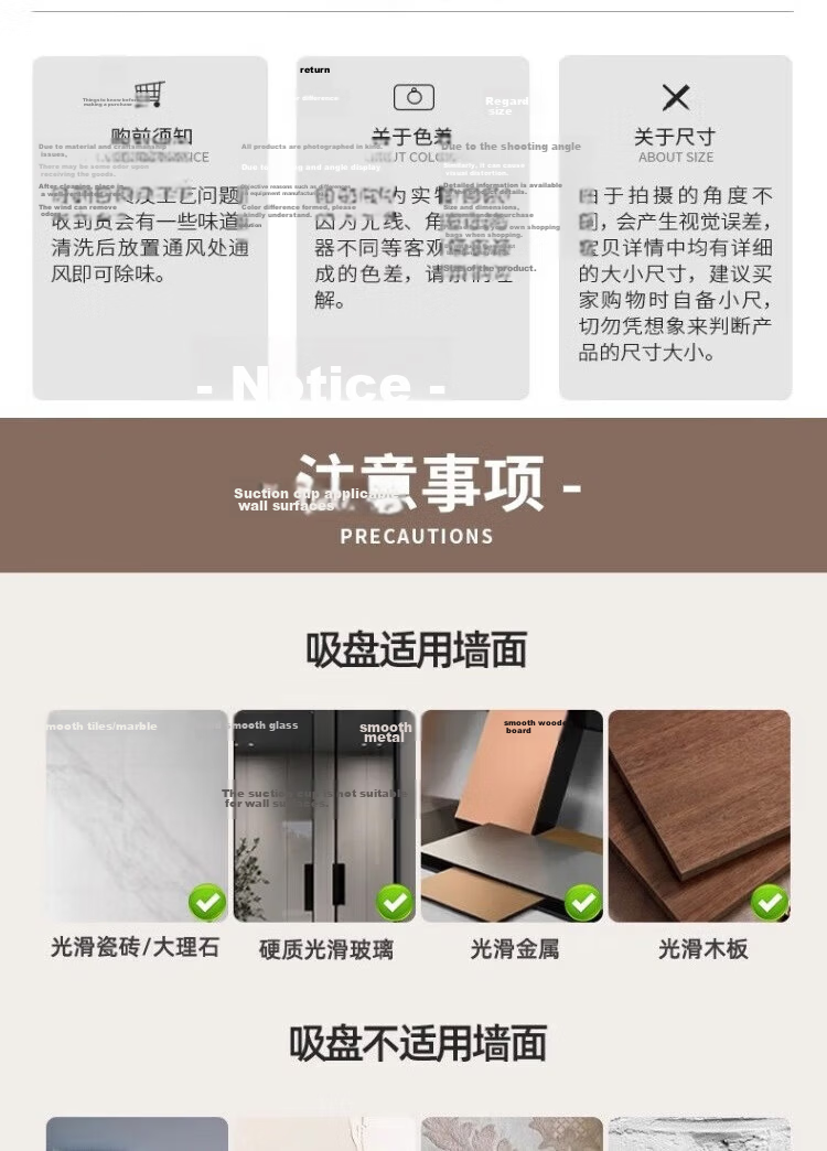 Jialifang Suction Cup Bathroom Storage Rack Bathroom Washbasin Sink Corner Shelf Transparent Vertical Style 11