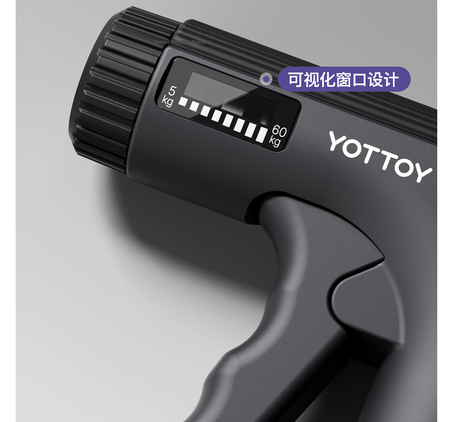 Yottoy Adjustable Hand Grip Strengthener for Men and Teens, Professional 5-60kg Finger Exerciser 10
