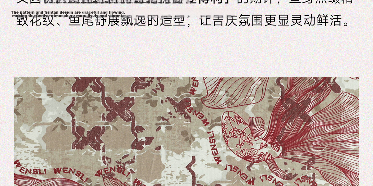 Wanshili Double-Sided Printed Silk Wool Scarf 2025 New Style Birthday New Year Gift for Mom Shawl Outerwear - Suo Qingqiu 9