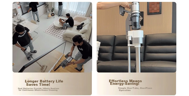 Midea F30station Automatic Dust Collection Space Station Wireless Long Battery Life Handheld Vacuum Cleaner for Pet Hair with 100-Day Maintenance-Free and Hair Cutting Function 5