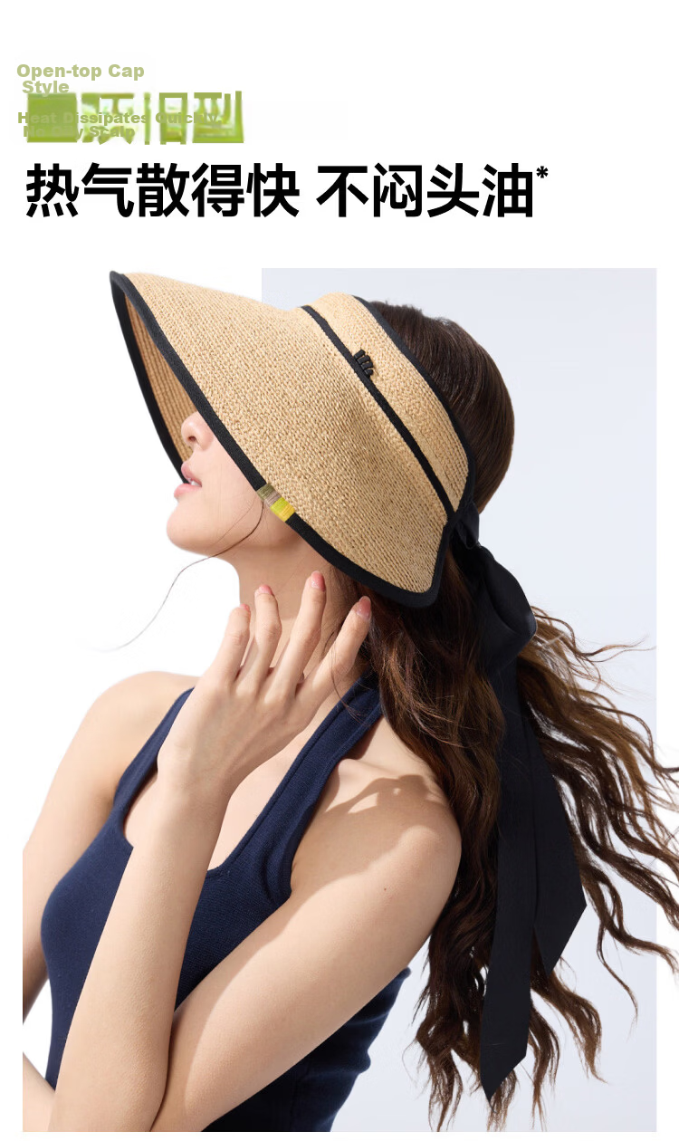 Beneunder Sun Hat, Summer UV Protection Hat for Women, Straw Hat, Wide Brim Sunhat, UV-Resistant, Egg Roll Style Hat UL558 29