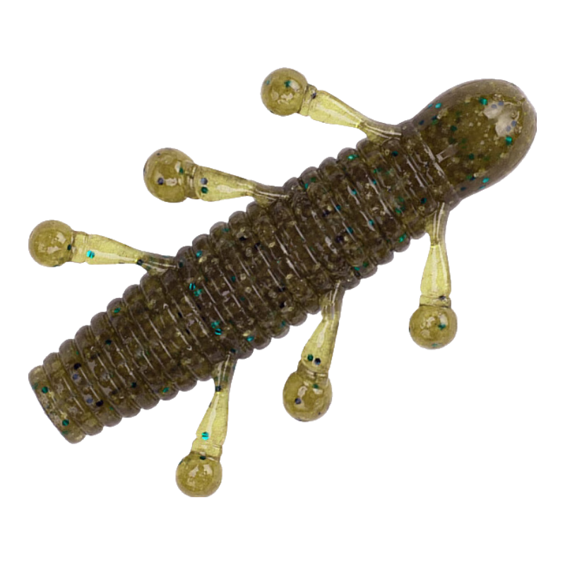 Guowangliuya Guowangliuya, Potato Lure Soft Bait with Added Salt, Black Lure for Black Pit Sinking, Lead-Free Fishing Rig, Bass Artificial Bait