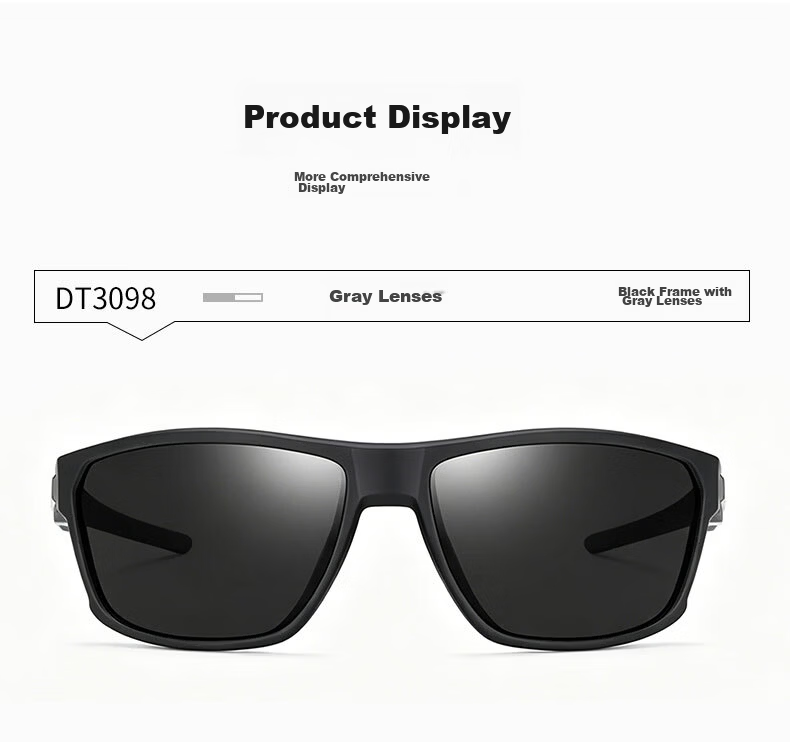 DRATRA Cycling Glasses Unisex UV Protection Polarized Sunglasses Outdoor Sports Bike Riding Shades 14