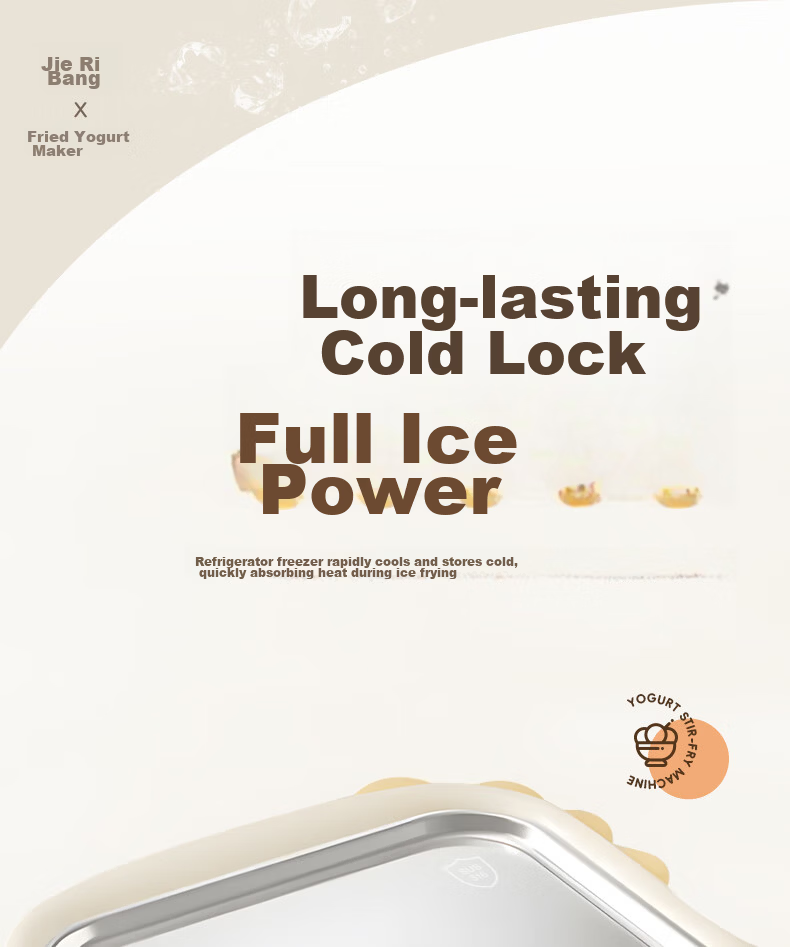 Jieribang Electric-Free Homemade Fruit Stir-Fry Ice Cream Machine Mini Household Children's Frozen Yogurt Maker Large Size 5