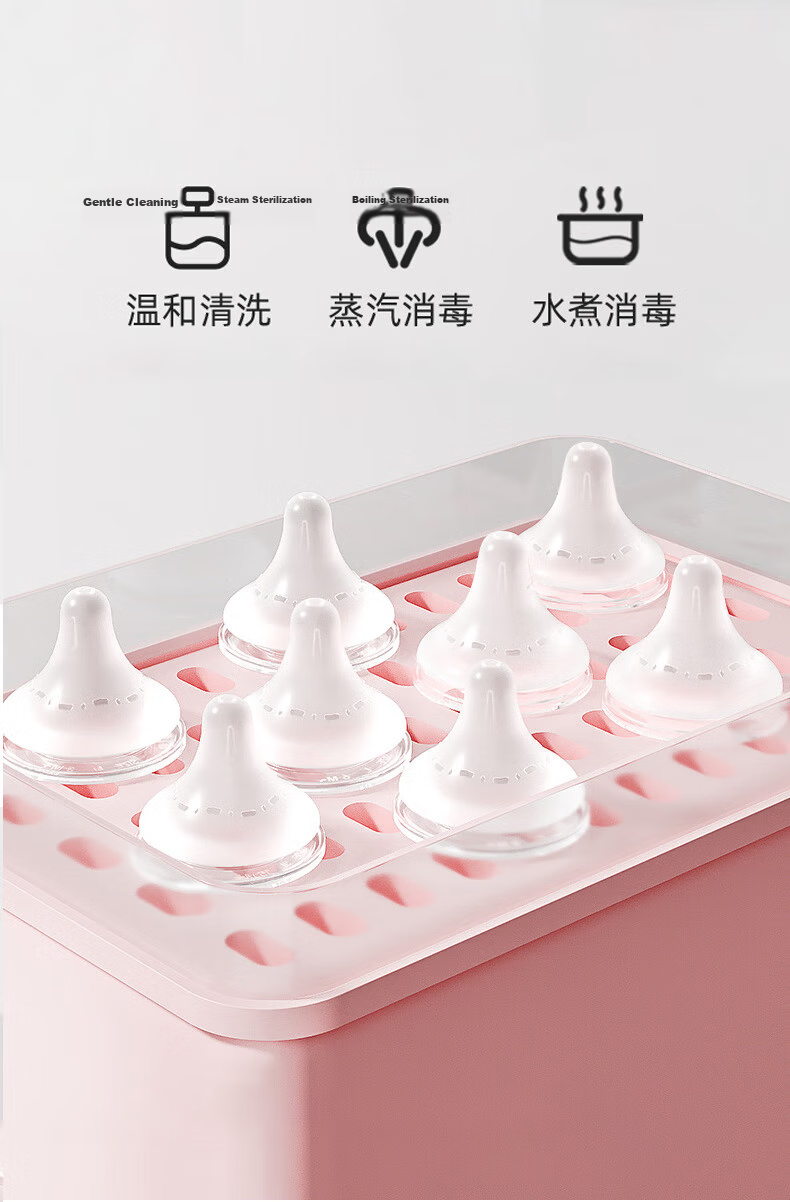 Anpei Universal Wide Neck Nipple Breast Milk Texture 15+ Months 2-Pack (Compatible with Goodbaby/Rikang/Pigeon) 12