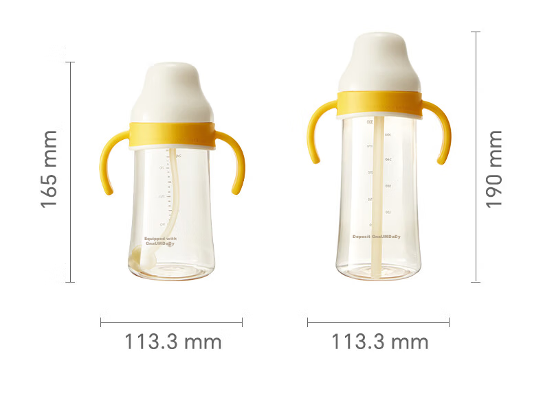 Huangchong Haishi Cup Series Straw Bottle Nipple for 4 Months to 1-2 Years Old, Thermos Cup Accessory, Duck Bill *1 27