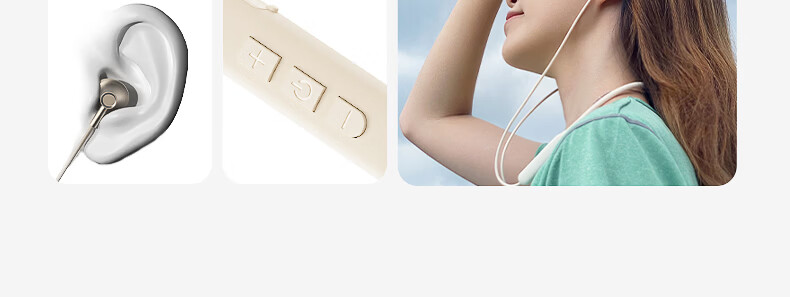 IKF W1S Neckband Bluetooth Earphones, Semi-In Wireless Sports Headphones, Low Latency, High Sound Quality, Long Battery Life, Waterproof And Sweat-Resistant, Suitable for Phones And Computers, Sky Blue 19