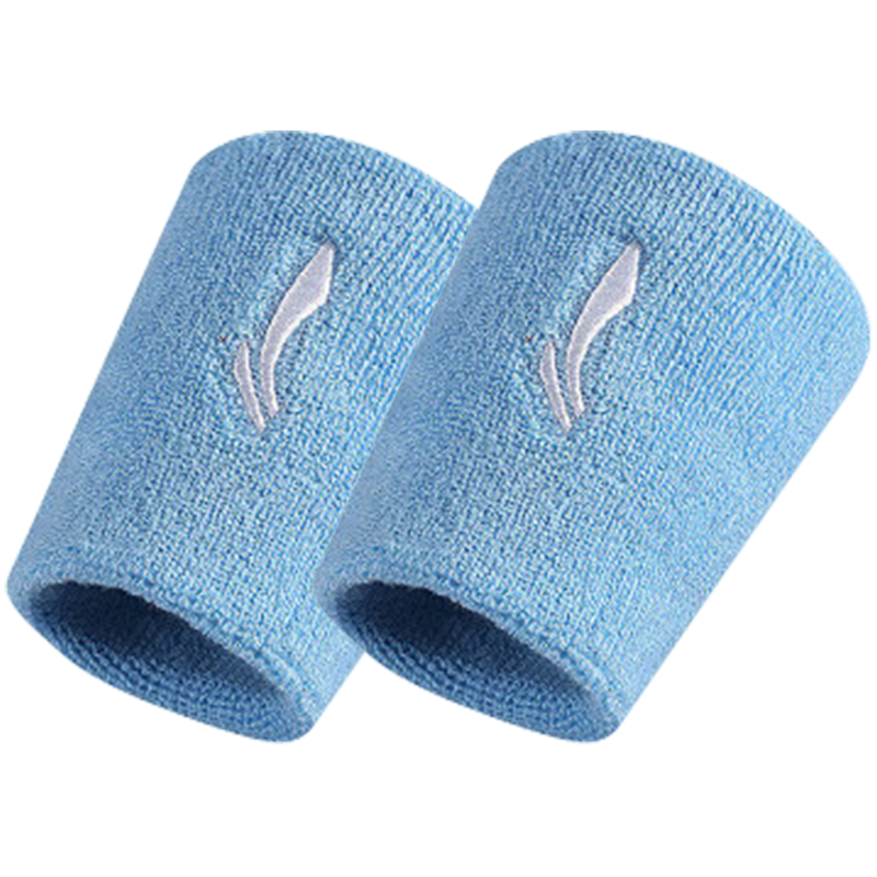 LI-NING Wristbands (2-Pack) Unisex Sports Fitness Basketball Sweat-Absorbing Extended Wrist Guards Training Injury Protection