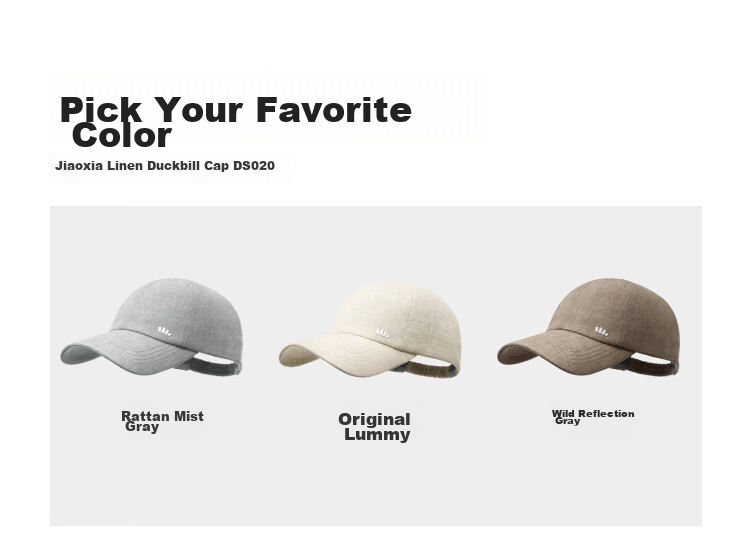 Beneunder Baseball Cap Unisex Sun Protection Outdoor Cycling Duckbill Wide Brim Slim Face Hat DS020 19