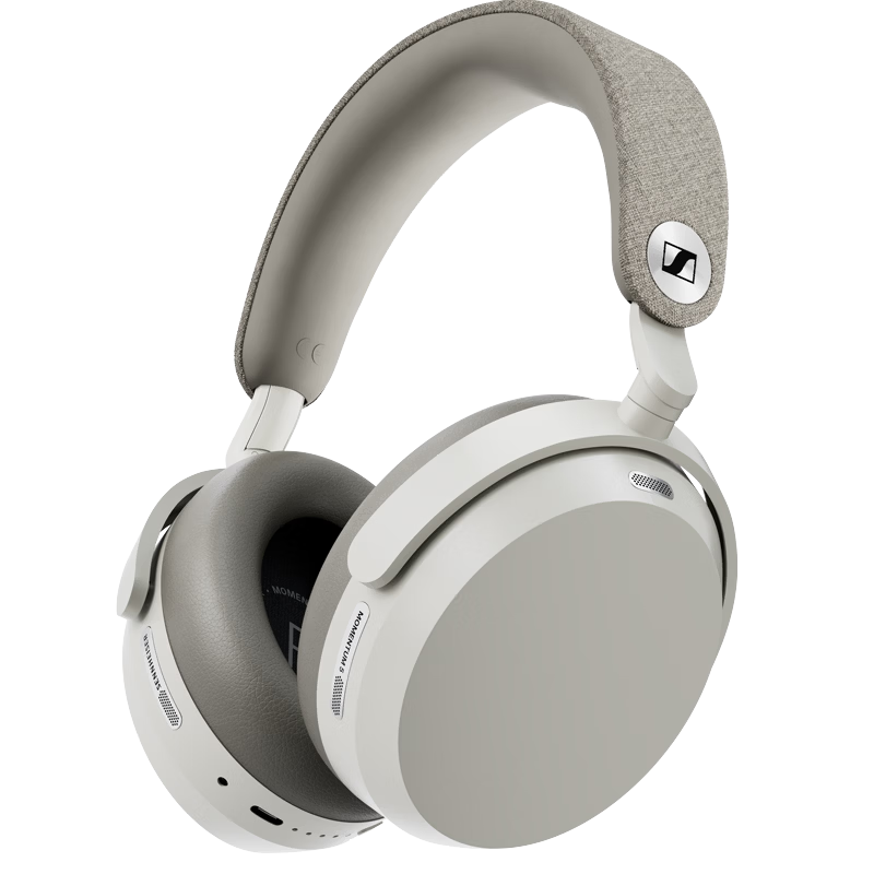 Sennheiser MOMENTUM 5 Wireless Headphones Song Weilong Edition Large Ear Cup 5 Bluetooth Over-Ear Hi-Fi Adaptive Noise Cancelling Music Gaming Headphones Cream White