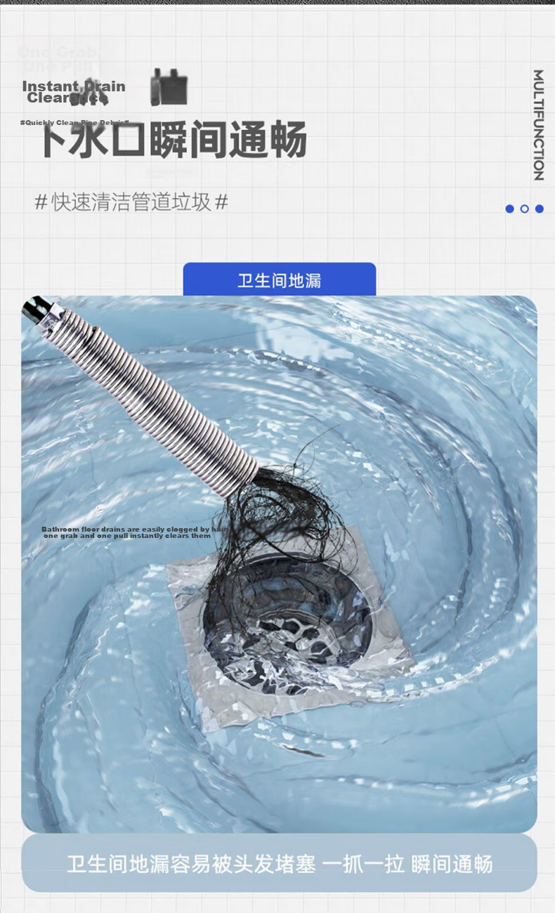 Chibi Toilet Plunger Drain Unclogger Suction Cup Tool for Toilet and Drain Cleaning 2