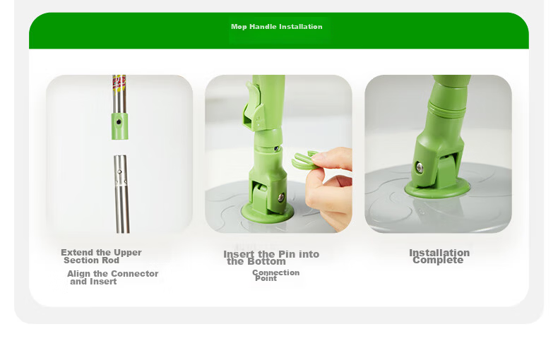 3M Scotch-Brite Spin Mop 35cm Telescopic Rod 100-130cm 2 Heads T1 Elevated Bucket Household Hands-Free Cleaning 18