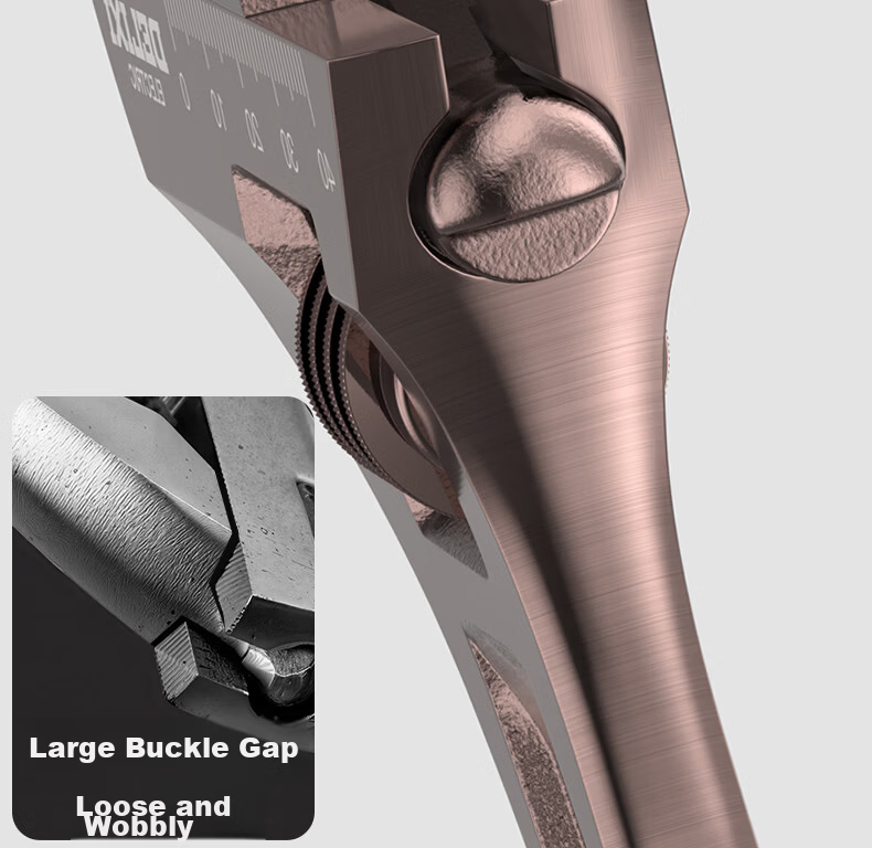 DELIXI ELECTRIC Black Nickel Adjustable Wrench Multi-Functional Household Open-End Plumbing Wrench 300mm 7