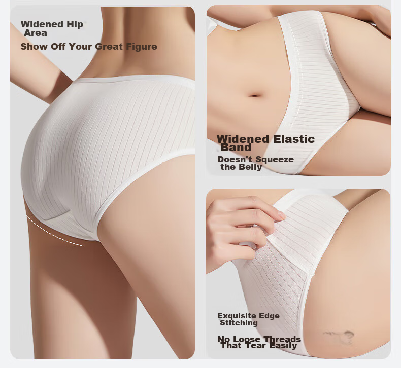 Cotton Xiaoran Women's Disposable Sterile Maternity Postpartum Plus Size Individually Packaged Sterilized Travel Triangle Day-Use Underwear 7