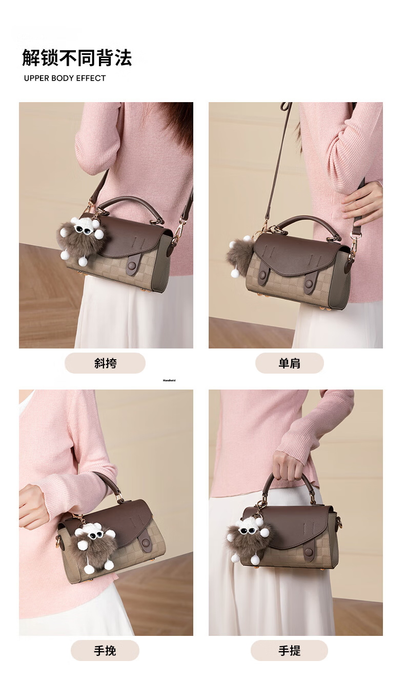 MEXICAN Leather Handbag for Women, 2026 Light Luxury Shoulder Crossbody Cambridge Bag, Valentine's Day Gift for Wife Or Girlfriend 36
