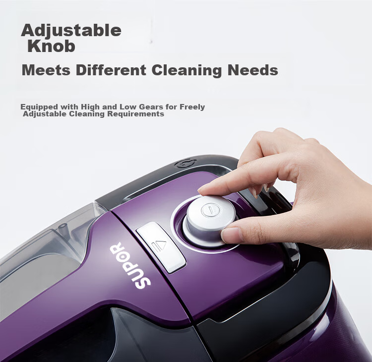 SUPOR Horizontal Vacuum Cleaner for Home Use, Powerful Suction for Carpet Cleaning And Dust Mite Removal, High-Power Vacuum with One-Button Cord Retraction EVCC-89AS, Holiday Gift 6