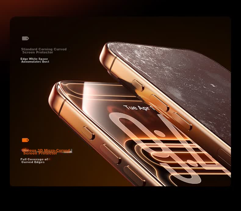 Baseus AR Anti-Reflective Corning Film | 97% Light Transmission | Full Coverage Tempered Glass Screen Protector for iPhone 17 Pro | Drop Protection, Fingerprint Resistant, Dust-Free Case Compatible 19