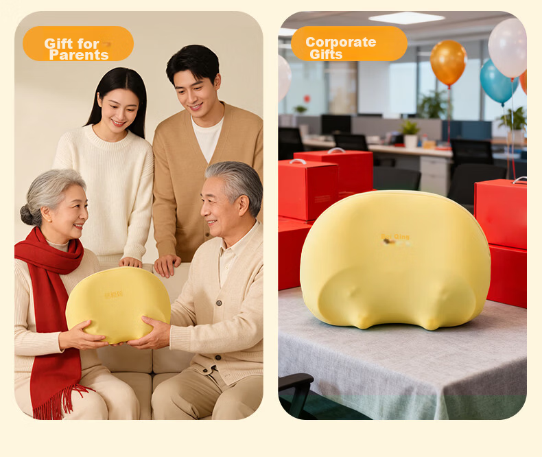 Breo Waist Massager Shoulder Neck Back Cervical Spine Massager Heating Massage Cushion Practical Birthday Gift for Elders Parents Boyfriend Girlfriend 13