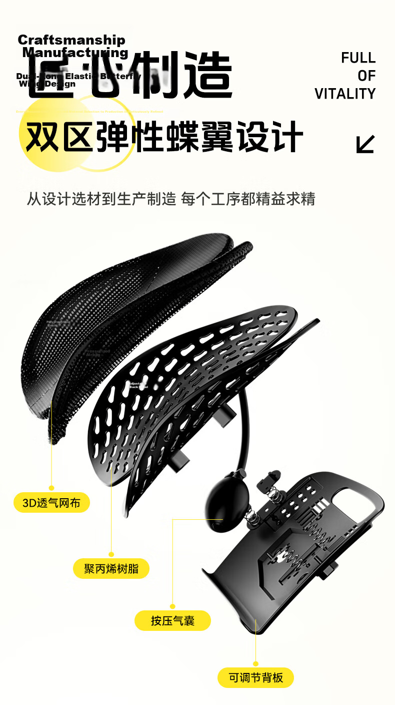 Zhiguozhe Ergonomic Lumbar Support Cushion Backrest Pillow for Prolonged Sitting Office Chair and Car Seat Support 17