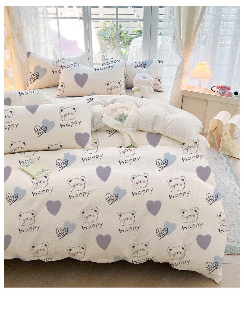 Miiow Disposable 3-Piece Extra Large Thickened Anti-Dirt Bed Sheet Duvet Cover Pillowcase Train Sleeper Hotel Bedding Travel Set 19